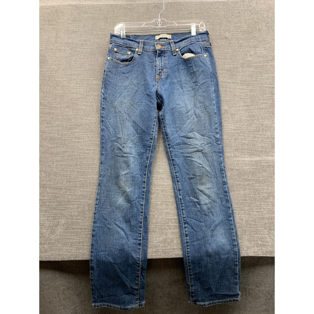 Levi's 505 Jeans Women 6M Blue Denim Cotton Stretch Outdoor Classic Straight Leg